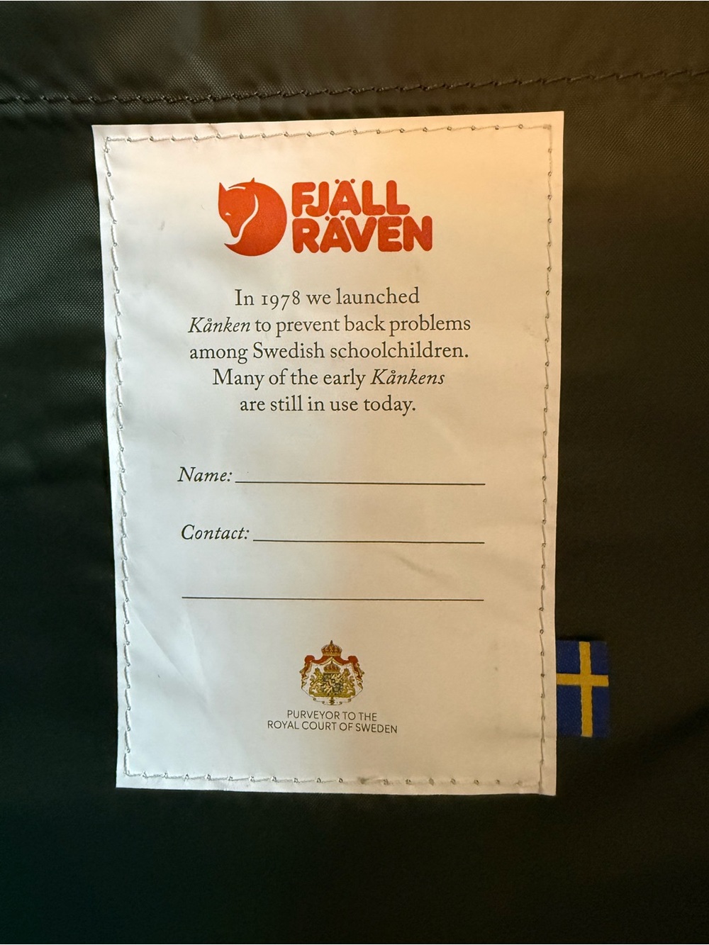 Fjallraven Kanken backpack. Very good condition. Color Graphite/Dark green. - Picture 9 of 16